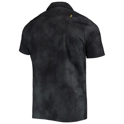 Shop The Wild Collective Black Portland Timbers Abstract Cloud Button-up Shirt