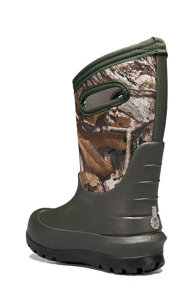 Bogs Neo Classic Real Tree Waterproof Insulated Rain Boot In Dark Green