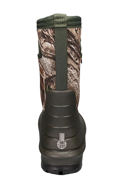 Bogs Neo Classic Real Tree Waterproof Insulated Rain Boot In Dark Green