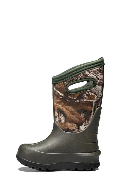 Bogs Neo Classic Real Tree Waterproof Insulated Rain Boot In Dark Green
