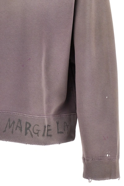 Shop Maison Margiela Women Sweatshirt In Purple