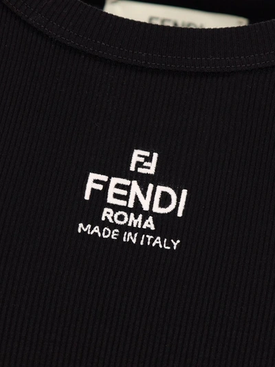 Fendi Day Evening Dress In Black