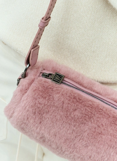 Shop Max Mara Women Small Teddy Shoulder Bag In Pink