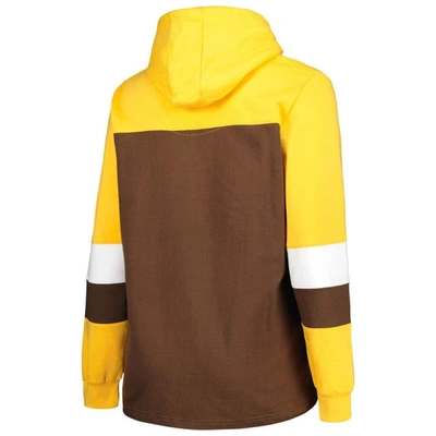 Shop Profile Brown San Diego Padres Plus Size Colorblock Pullover Hoodie