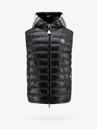 Shop Moncler Man Clai Man Black Jackets