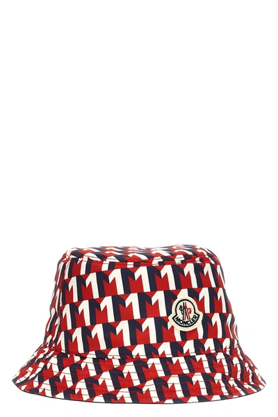 Shop Moncler Men Reversible Bucket Hat In Multicolor