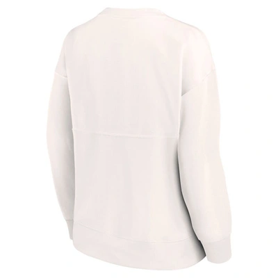 Shop Fanatics Branded Cream Chicago White Sox Leopard Pullover Sweatshirt