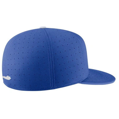 Shop Nike Royal Kentucky Wildcats Aero True Baseball Performance Fitted Hat