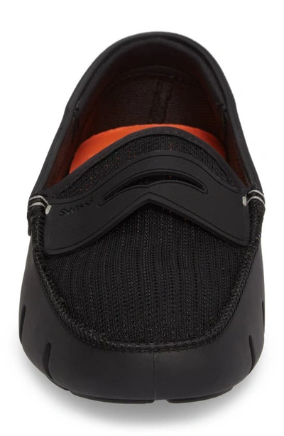 Shop Swims Penny Loafer In Black/black