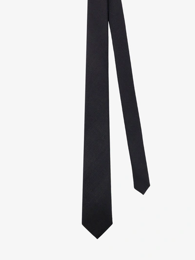 Shop Saint Laurent Man Tie Man Black Bowties E Ties