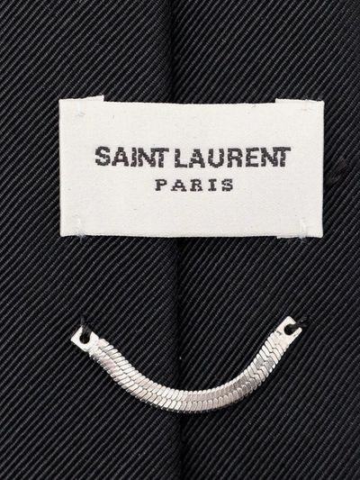 Shop Saint Laurent Man Tie Man Black Bowties E Ties