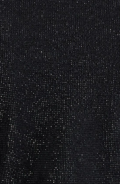 Shop Alexander Wang Hot Fix Long Sleeve Minidress In Black