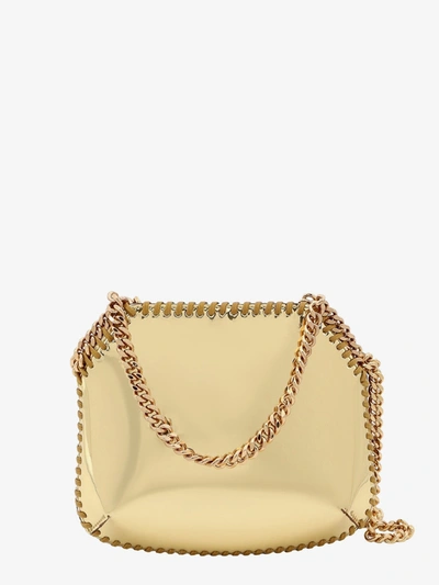 Shop Stella Mccartney Woman Falabella Woman Gold Shoulder Bags