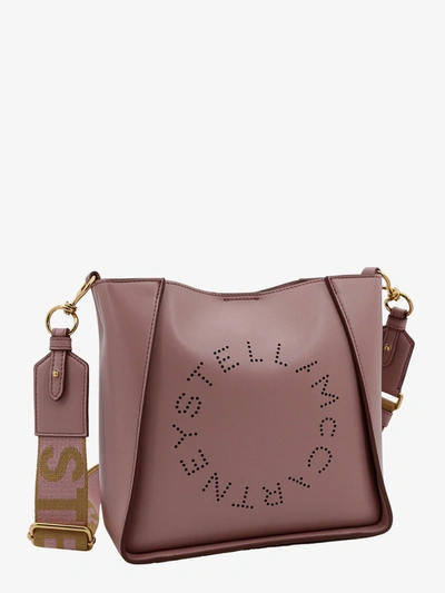 Shop Stella Mccartney Woman Stella Logo Woman Pink Shoulder Bags