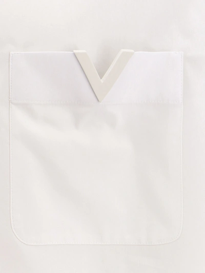 Shop Valentino Man Shirt Man White Shirts