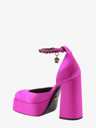 Shop Versace Woman Medusa Aevitas Woman Pink Pumps