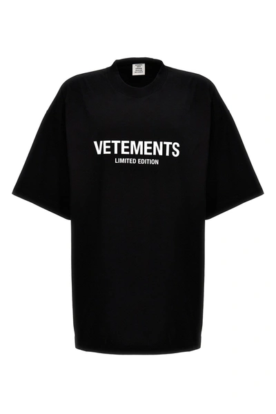 Shop Vetements Women 'limited Edition' T-shirt In Multicolor