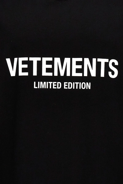 Shop Vetements Women 'limited Edition' T-shirt In Multicolor