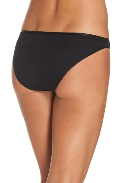Hanro Smooth Illusion Brazilian Bikini Panty In Black