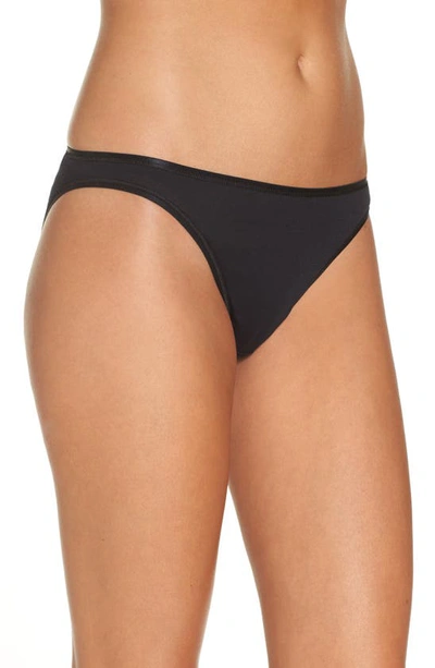 Hanro Smooth Illusion Brazilian Bikini Panty In Black
