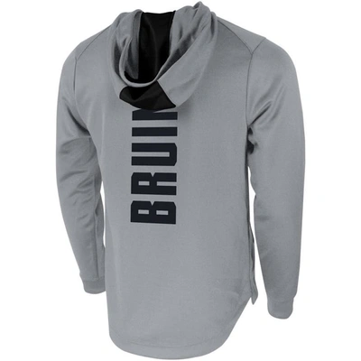 Shop Nike Gray Ucla Bruins 2-hit Performance Pullover Hoodie