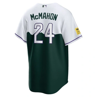 Shop Nike Ryan Mcmahon White/forest Green Colorado Rockies City Connect Replica Player Jersey