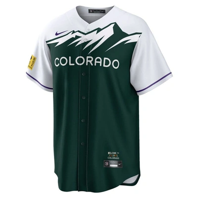 Shop Nike Kris Bryant White/forest Green Colorado Rockies City Connect Replica Player Jersey