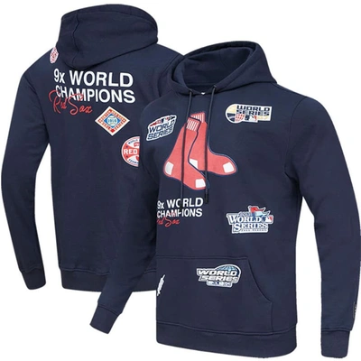 Shop Pro Standard Navy Boston Red Sox Championship Pullover Hoodie