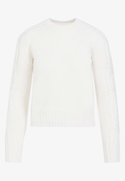 Shop Max Mara Berlina Cashmere Sweater In Neutral