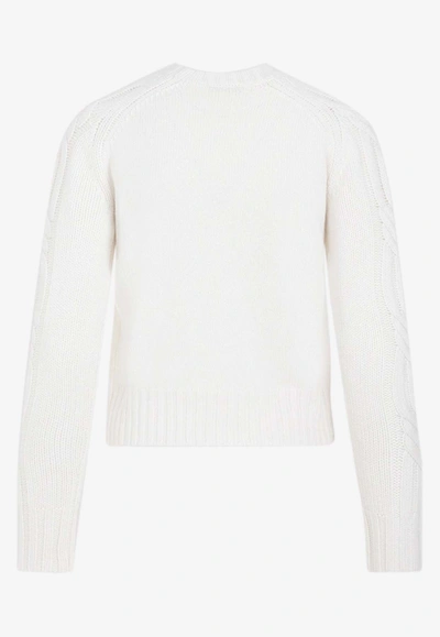 Shop Max Mara Berlina Cashmere Sweater In Neutral