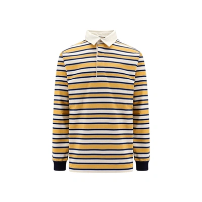 Shop Gucci Striped Polo Shirt