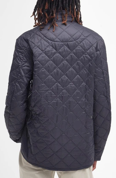 Barbour Flyweight Chelsea Quilted Jacket In Navy