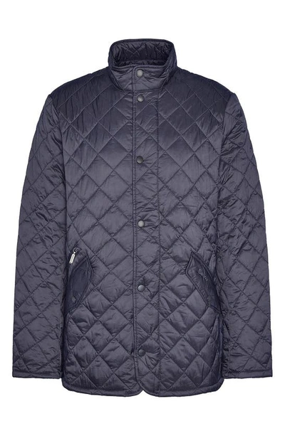 Shop Barbour Flyweight Chelsea Quilted Jacket In Navy