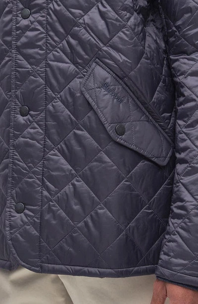 Barbour Flyweight Chelsea Quilted Jacket In Navy