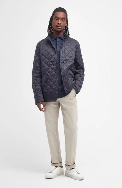 Barbour Flyweight Chelsea Quilted Jacket In Navy