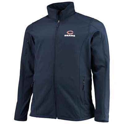 Shop Dunbrooke Navy Chicago Bears Big & Tall Sonoma Softshell Full-zip Jacket