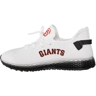 Shop Foco San Francisco Giants Gradient Sole Knit Sneakers In White