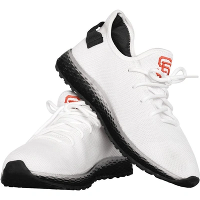 Shop Foco San Francisco Giants Gradient Sole Knit Sneakers In White