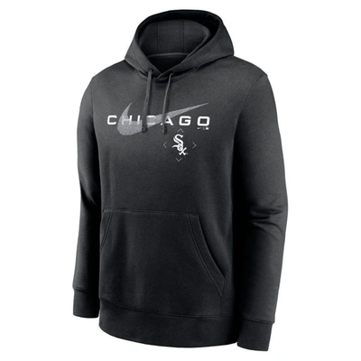 Shop Nike Black Chicago White Sox Big & Tall Over Arch Pullover Hoodie
