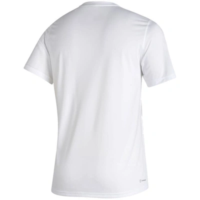 Shop Adidas Originals Adidas White Nebraska Huskers Military Appreciation Creator T-shirt