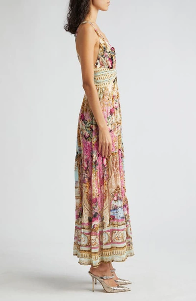 Shop Camilla Call Of The Canal Silk Chiffon Maxi Dress