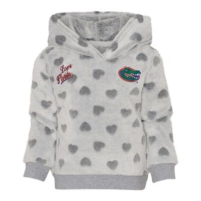 Shop Outerstuff Girls Toddler Gray/royal Florida Gators Heart To Heart Hoodie & Leggings Set