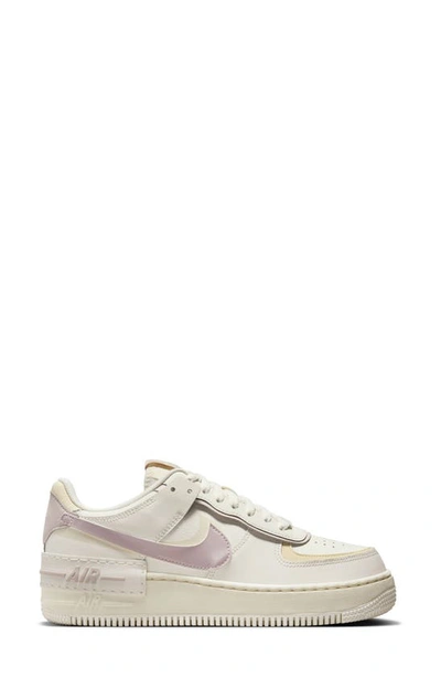 Shop Nike Air Force 1 Shadow Sneaker In Sail/ Violet/ Coconut