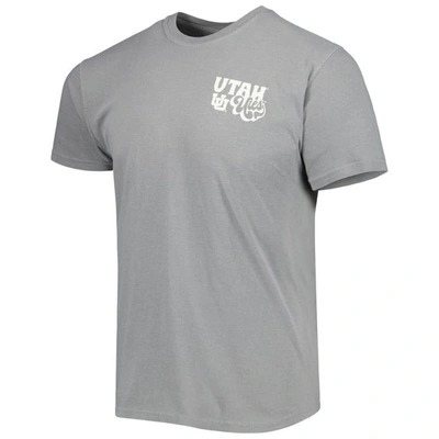Shop Image One Gray Utah Utes Hyperlocal T-shirt