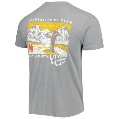 Shop Image One Gray Utah Utes Hyperlocal T-shirt