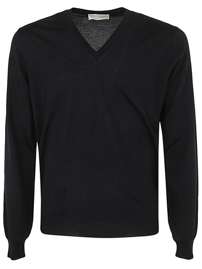 Filippo De Laurentiis High Neck Merino Wool Pullover In Grey