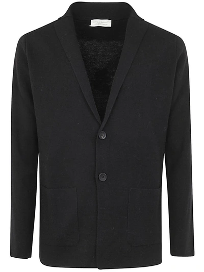 Shop Filippo De Laurentiis Single Breasted Lapel Jacket Clothing In Black
