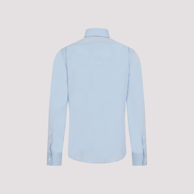 Shop Lanvin Slim Fit Shirt In Blue