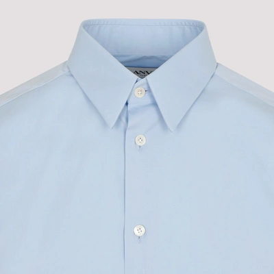 Shop Lanvin Slim Fit Shirt In Blue