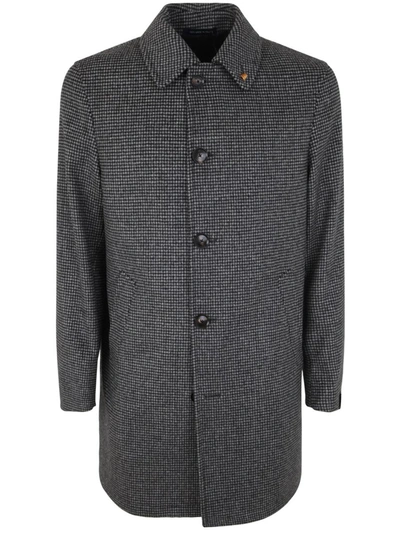Shop Latorre Marco Shirt Neck Coat Clothing In Grey